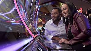 casino score slot game bonus round screen with free spins active